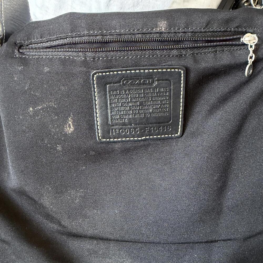 Coach Signature Canvas and Leather Crossbody Bag - Picture 6 of 6